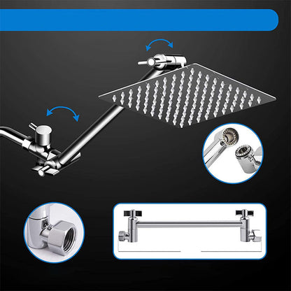 BowLift | Modern shower combination spray 5 setting patterns handheld shower head with large shower head