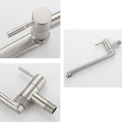 Kalsten | Kitchen faucet pot filling valve single handle swivel stainless steel kitchen faucet