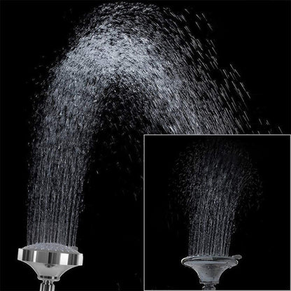 Skanto | Modern Self-Cleaning Round Silver Shower Head