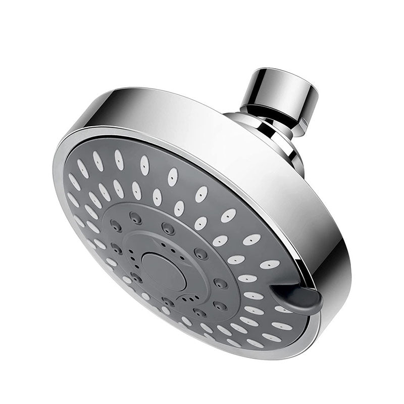Skanto | Modern Self-Cleaning Round Silver Shower Head