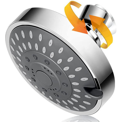 Skanto | Modern Self-Cleaning Round Silver Shower Head