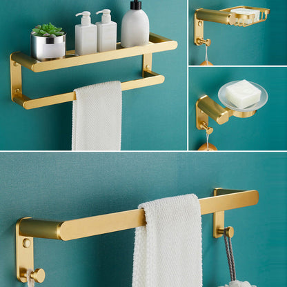 BowLift | Traditional Bathroom Accessory Hardware Set Gold Bathroom Accessory Set