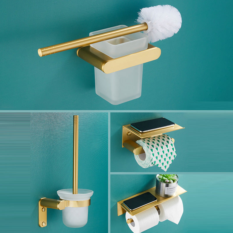 BowLift | Traditional Bathroom Accessory Hardware Set Gold Bathroom Accessory Set