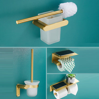 BowLift | Traditional Bathroom Accessory Hardware Set Gold Bathroom Accessory Set