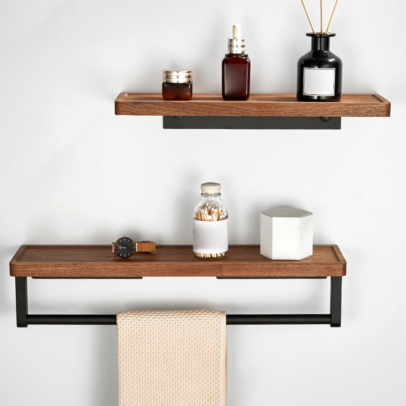 BowLift | 7-piece toilet accessory set made of solid wood and metal