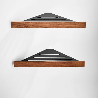 BowLift | 7-piece toilet accessory set made of solid wood and metal