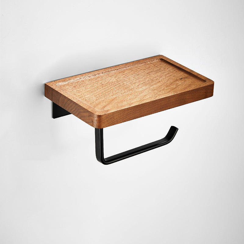 BowLift | 7-piece toilet accessory set made of solid wood and metal