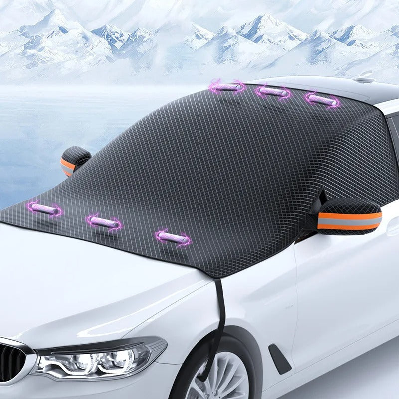 BowLift | Magnetic Car Windshield Snow and Sun Protection Cover – Durable and Compact