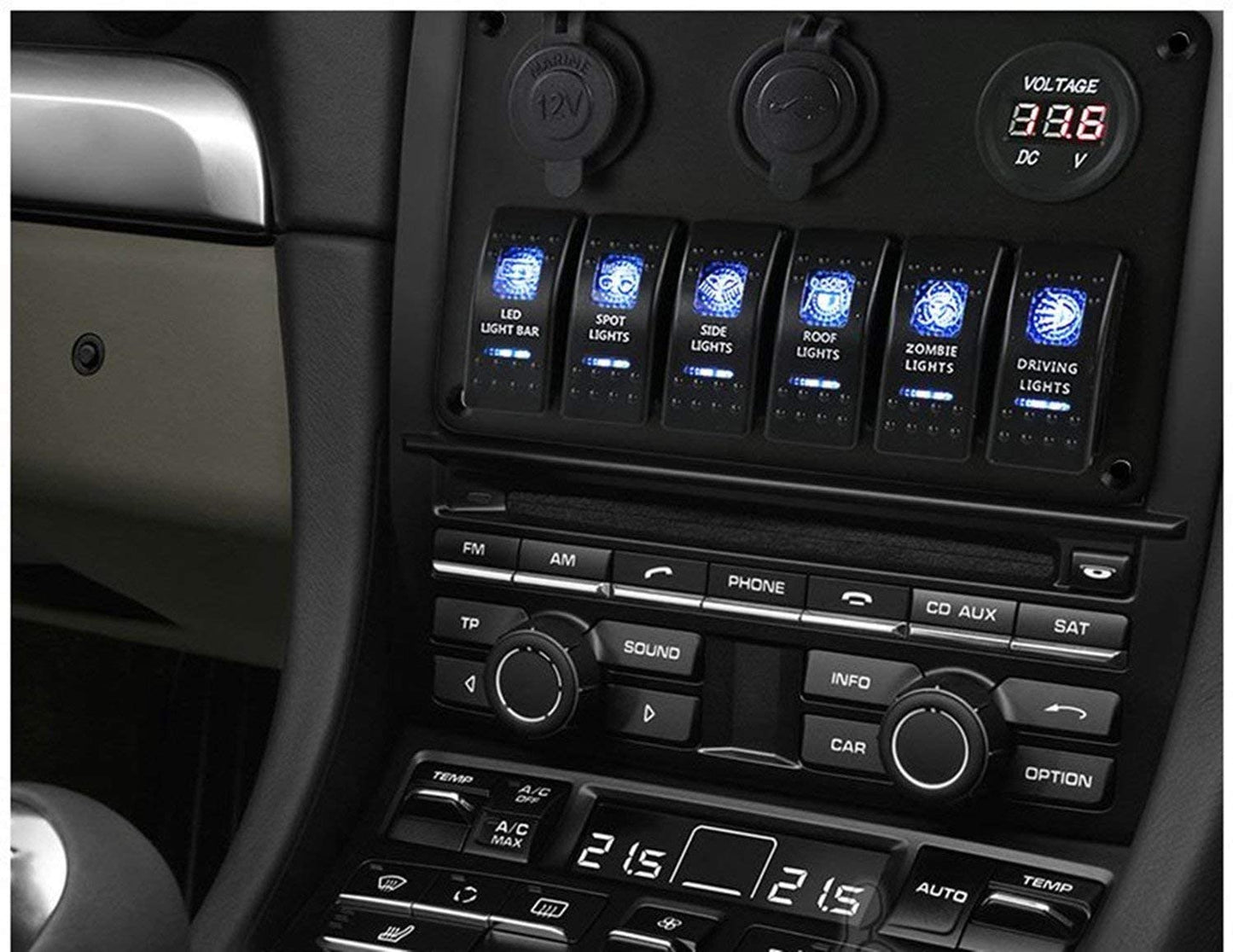 Skanto | 6-Way Rocker Switch Panel