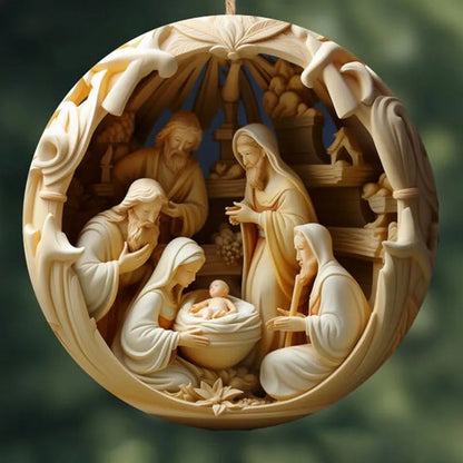 Skanto | Crib Christmas Ornament