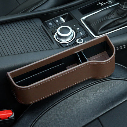 Multifunctional storage box for car seats