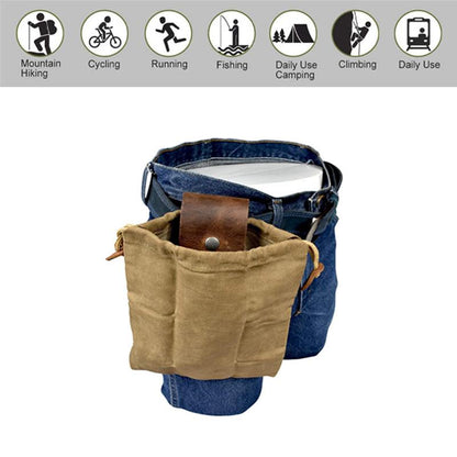 BowLift | Leather and Sailcloth Bushcraft Bag