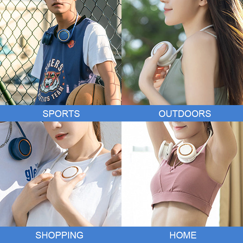 Foldable USB Mini Portable Neck Fan | Bowlift