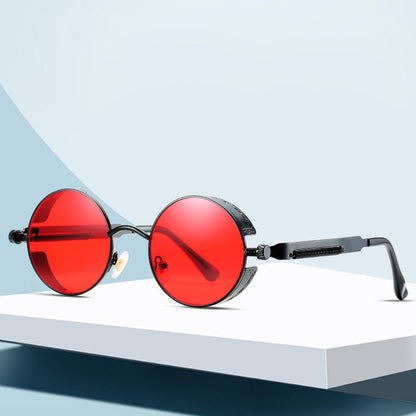 Skanto | Steampunk Round Lens Metal Frame Unisex Glasses