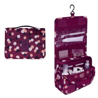 BowLift | TravelEase –  Water-Resistant Travel Toiletry Bag with Hanging Hook