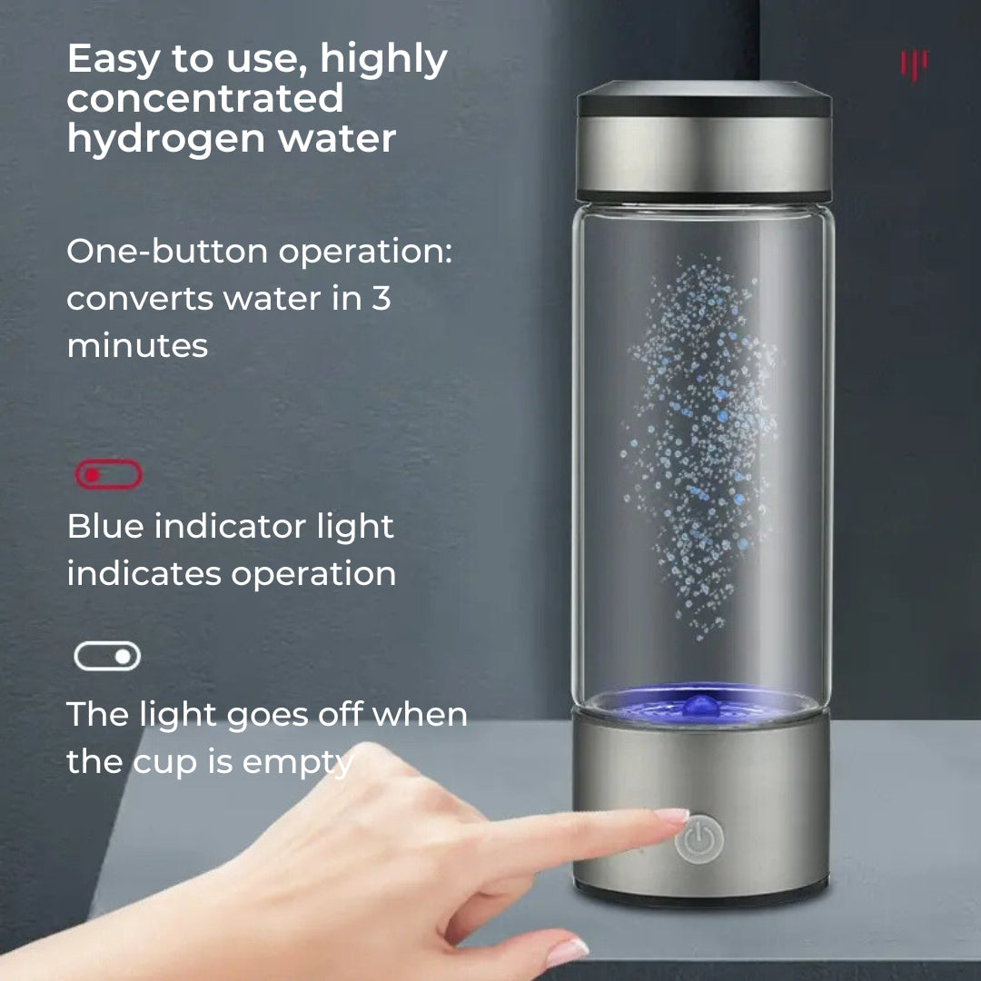 HydroPure | Portable Hydrogen Water Bottle - for Antioxidant Water - Supports Health and Performance Karnz