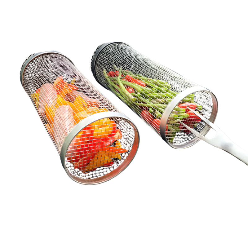 GrillMaster DuoLock Grill Basket made of stainless steel Bowlift