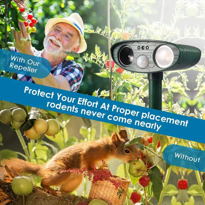 Sandsberg Deer Repellent - Solar-powered - Get rid of deer within 48 hours.