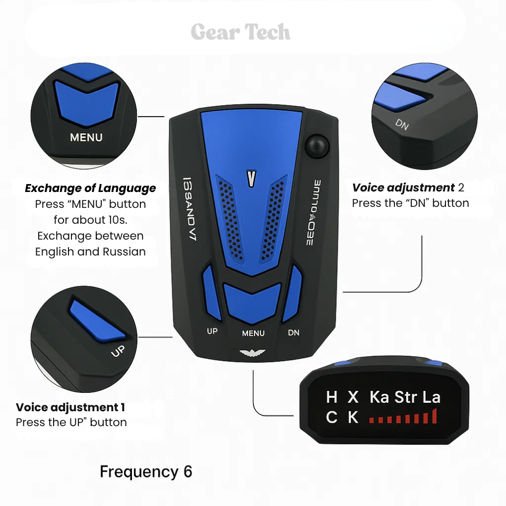 BowLift | Radar Detector UK – Flash Speed Camera Detector with Precision Long-Range Detection for Safe Driving