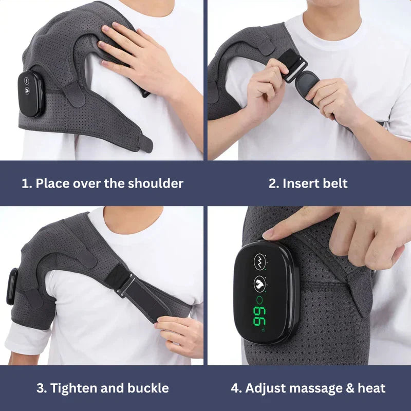 Skanto | Shoulder Massager | Heat Therapy, Adjustable Intensity & Ideal for Muscle Relaxation