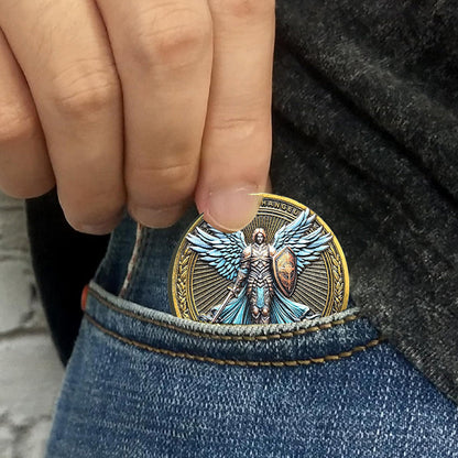 Skanto | Archangel Michael Watches Over Us Challenge Coin