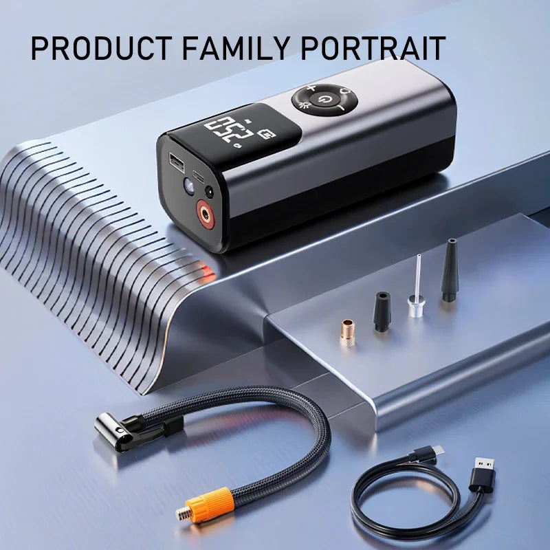Skanto | Mini Wireless Automatic Car Tire Air Compressor Pump