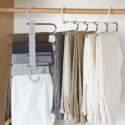 Space-saving multiple trousers hanger clothes hanger | Karnz