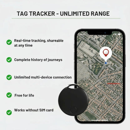 BowLift | Smart TAG BikeTracker | Ultra-Precise, Subscription-Free & Water-Resistant for Bicycles, Cars & Motorcycles