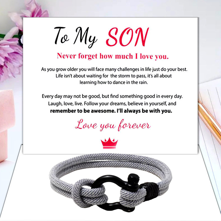 Skanto | To My Daughter Forever Nautical Bracelet