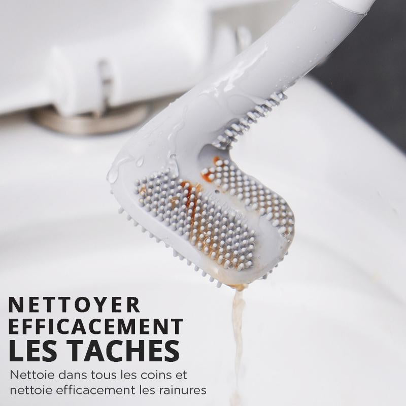 Skanto | Long-Handled Toilet Brush - Say Goodbye to Stains.