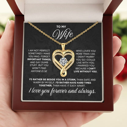 BowLift | ForeverLove | For My Wife I Will Always Love You Necklace Gift
