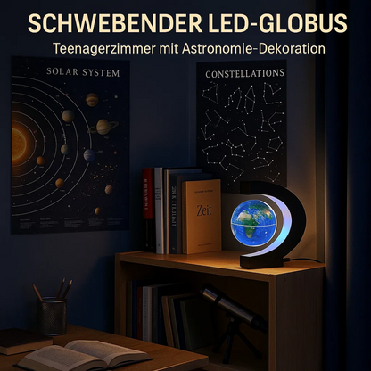 AstroGlobe LED World Globe – Floating Globe Lamp with Magnetic Suspension