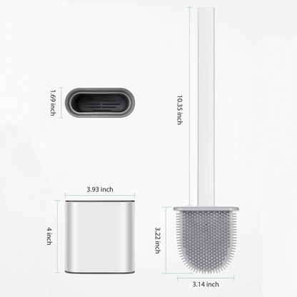Silicone toilet brush