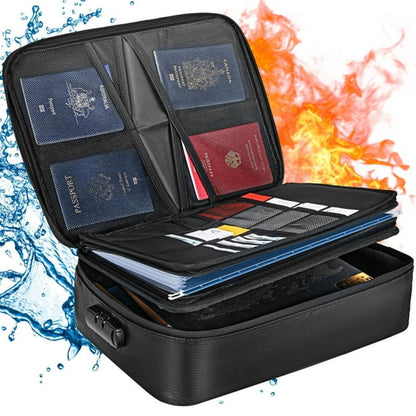 Skanto Skanto | Waterproof Fireproof Document and Cash Storage Bag with Secure Lock