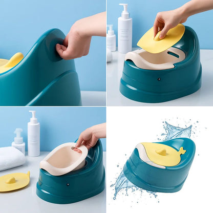 Slip Potty Chair – Child Safety – Removable Easy-Clean Bowl – Ergonomic Comfort – Stress-Free Toddler Potty Training Aid Bowlift