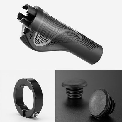 Ergonomic bicycle grips with shock absorption and horns (1 pair) | Bowlift