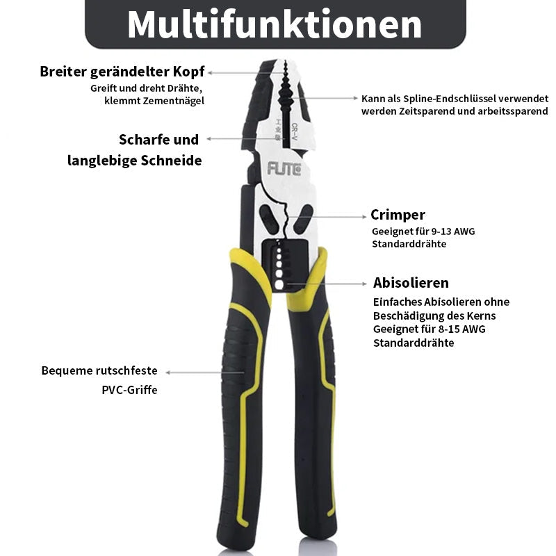 4-in-1 Lineman Pliers | Bowlift
