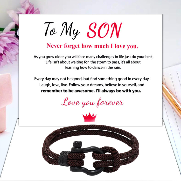 Skanto | To My Daughter Forever Nautical Bracelet