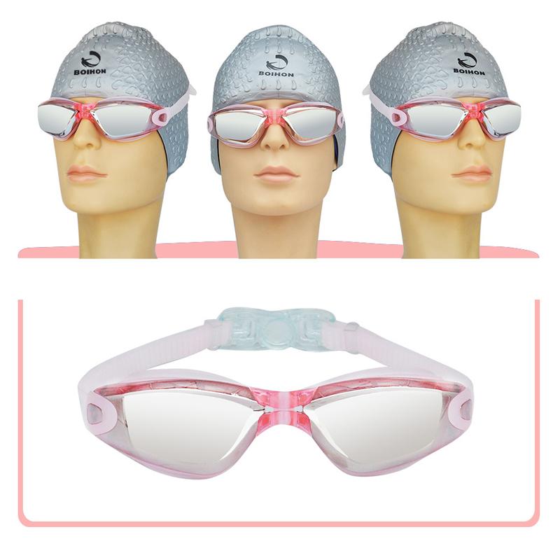 Karnz | Leak-free anti-fog UV protection triathlon swimming goggles