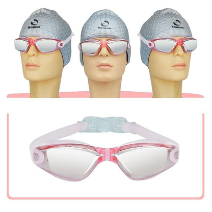 Karnz | Leak-free anti-fog UV protection triathlon swimming goggles