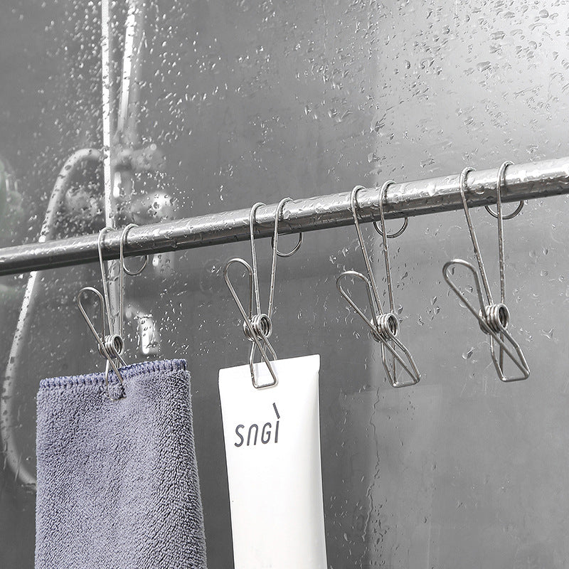 BowLift | Stainless Steel Clothes Pins Hook Clip