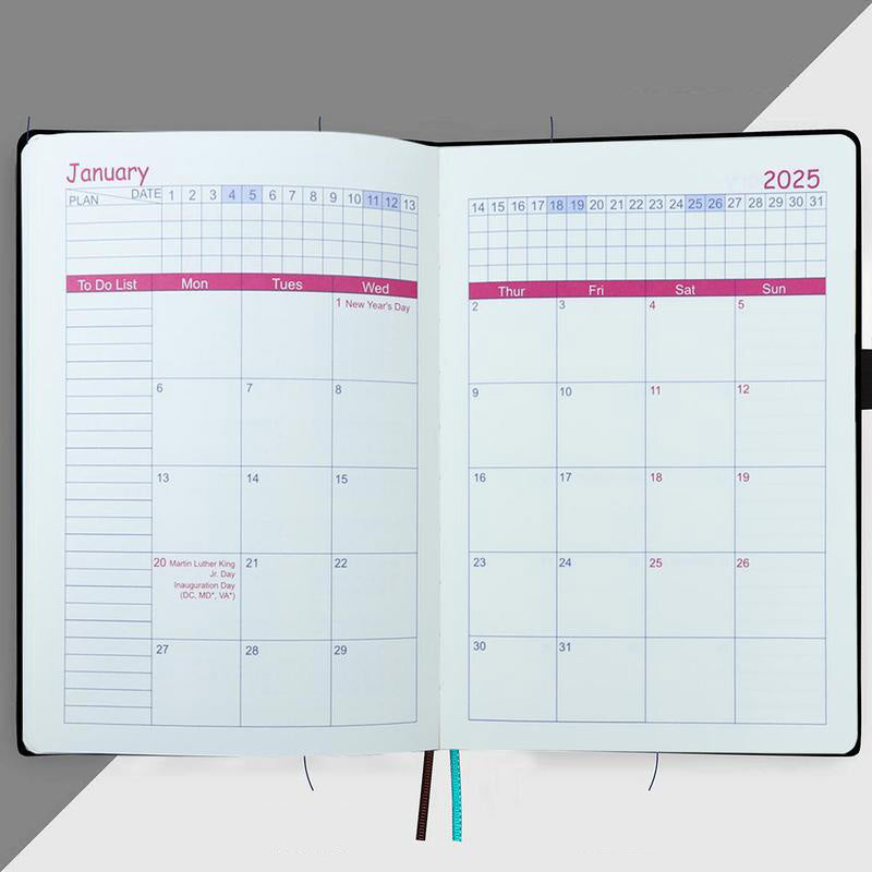 Skanto | 2025 One Day One Page Daily Planner – Your Ultimate Gift Calendar