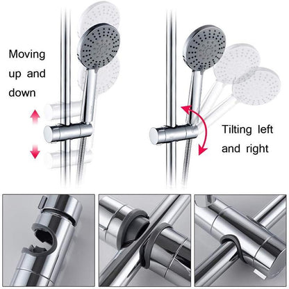 Adjustable shower head holder for slide rail | Brehn