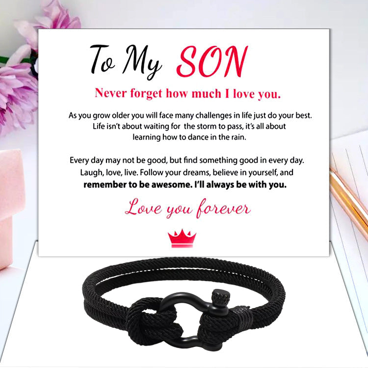 Skanto | To My Daughter Forever Nautical Bracelet
