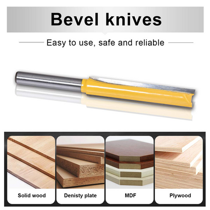 Skanto | 8MM Straight Double Flute Router Bit