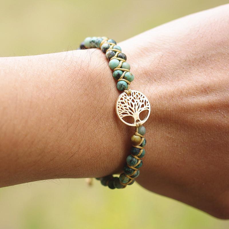 Handmade Tree of Life Bracelet Braided | Skanto