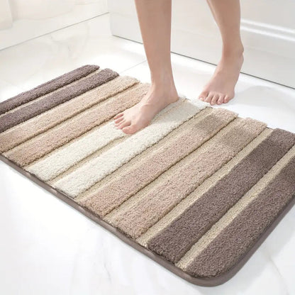 Skanto | Lumiere Striped Absorbent Bath Mat