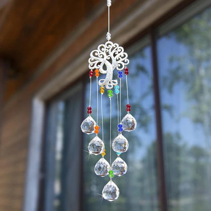 Sun Catcher Tree World Made of Crystal | Bowlift