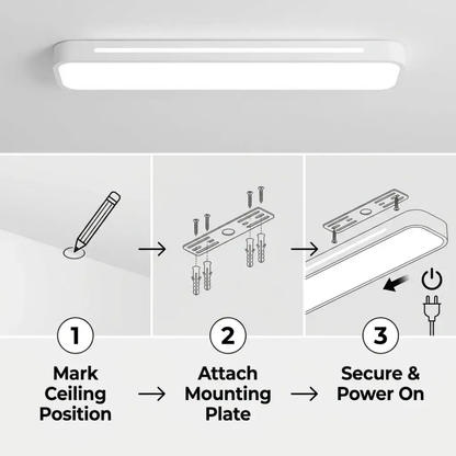 BowLift | NordicLine | Minimalist LED Ceiling Light in Nordic Design