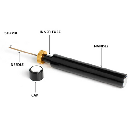 Skanto | WineLuxe Air Pressure Wine Opener – Stainless Steel & Ergonomic Design